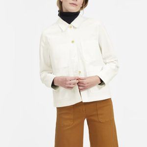 White (Bone) Everlane Chore Jacket